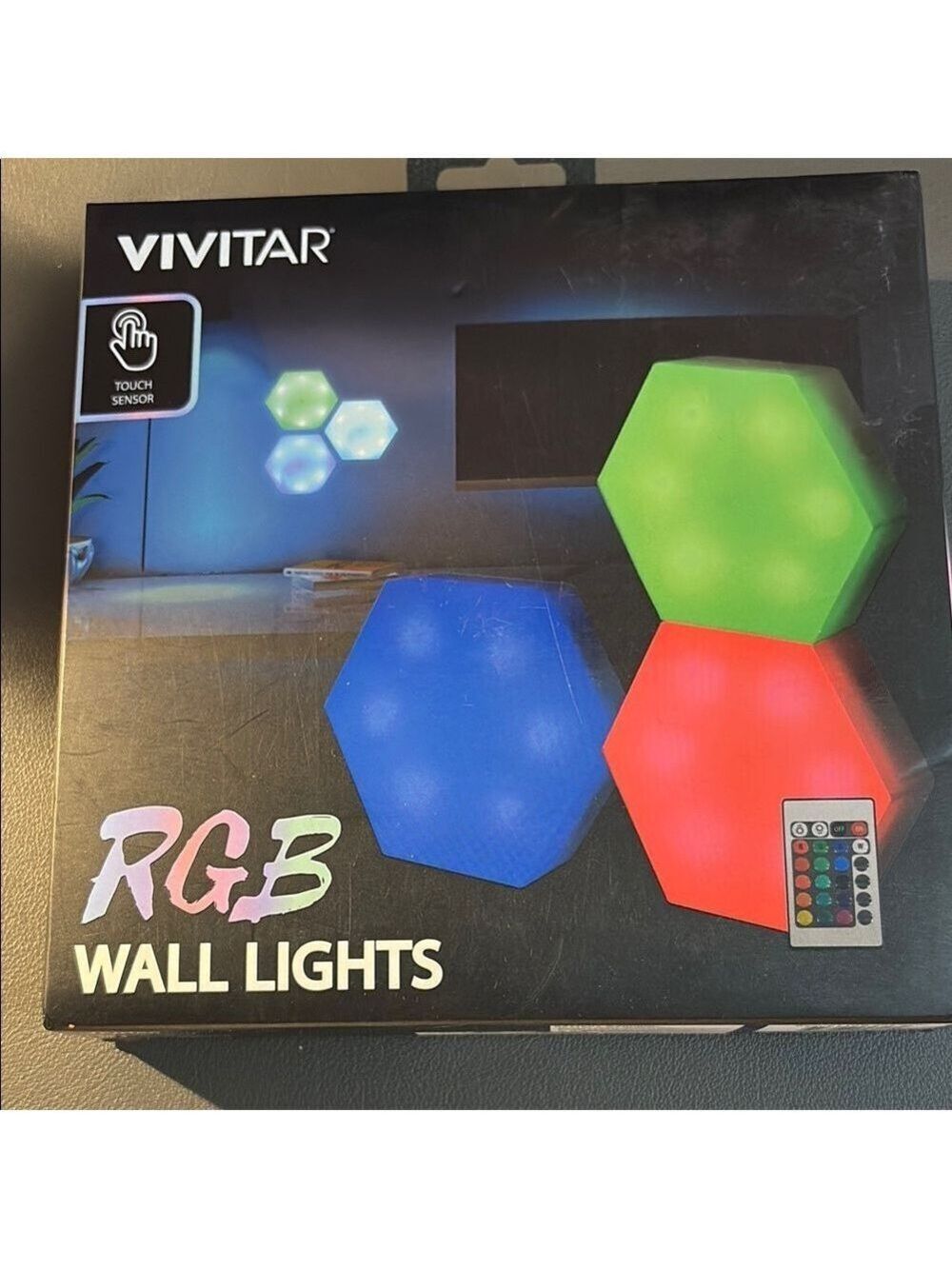 Vivitar RGB Wall Lights NIB